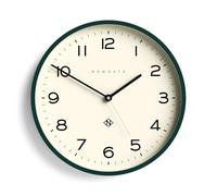 NEWGATE® Number Three Echo Reloj de Pared | Reloj Redondo Moderno | 37cm | Verde Edén | Números fáciles de Leer | Ideal para Cocina, Sala de Estar u Oficina