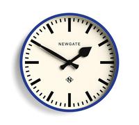 NEWGATE® Number Three Railway Reloj de Pared | Reloj Moderno de estación de inspiración Retro | 37cm | Azul | Dial Marcador | Estilo de Mediados de Siglo para Cocina, salón u Oficina