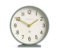 NEWGATE® Q Reloj de repisa | Reloj de repisa Redondo clásico Moderno | Espárragos Verdes | Estilo contemporáneo para la repisa de la Chimenea, el Escritorio, la Mesa