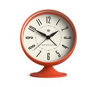 NEWGATE® Spheric Despertador | Diseño Retro icónico de cúpula | Acabado de Goma Suave Naranja | Ideal para la cabecera del Paciente, el Escritorio o la estantería | Accesorio de Dormitorio