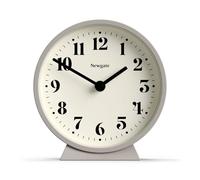 NEWGATE® Theatre Reloj de repisa | Diseño Redondo clásico Moderno | Piedra | Estilo contemporáneo para Escritorio, Mesa, Estante o mesita de Noche