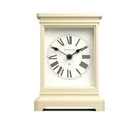 NEWGATE® Time Lord Reloj de repisa | Diseño clásico de Reloj de carruaje | Crema pálida | Números Romanos | Estilo clásico contemporáneo para Escritorio, Mesa, estantería o mesita de Noche