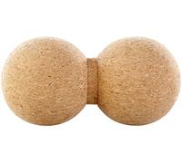 newgen medicals Bola de fascia: Entrenador dúo de bolas y fascia de masaje para automasaje, Corcho, Ø 6,5 cm (Bola de masaje)