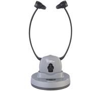 newgen medicals KH-525 Auriculares inalámbricos para TV con Amplificador auditivo, 2,4 GHz, Gris