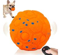 Newget Pelota de juguete interactiva para perros con control remoto, 3 modos de movimiento inteligente con despertar táctil, rebote automático/pelota resistente a los masticables para perros medianos