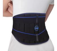 NEWGO Bolsa de frío para lesiones, cinturón de terapia de frío para dolor lumbar, ciática y hernia discal. Bolsa de hielo reutilizable con celdas de hielo, hasta 2 horas de frío