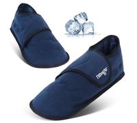 NEWGO Calzado refrigerante de quimioterapia, 1 par, diseño de suela antideslizante, totalmente envolvente, calcetines de enfriamiento, terapia de calor y frío, calcetines de hielo, reumatismo, gota,
