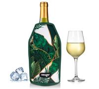 NEWGO Funda de enfriamiento para vino y champán, funda para vino, champán, botella de champán, funda para vino, champán, botellas, tela repelente al agua (plantas)