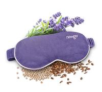 NEWGO Mascarilla de ojos con calefacción, compresa de ojos con calor para microondas para ojos secos, terapia de calor húmedo, almohadilla térmica, antifaz cálido para el tratamiento de ojos Stye Eye