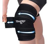 NEWGO Muñequera de enfriamiento para rodilla, vendaje de refrigeración reutilizable con bandas de que enfría el tiempo suficiente para envolver todo el frío para rodilla quirúrgica hinchada