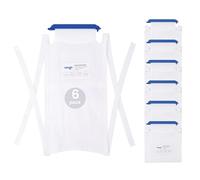 NEWGO Refillable Ice Bags with Clamp Closure, Reusable Easy Filling Hospital Ice Pack with Soft Outer Covering and Leak Resistant Inner Layer