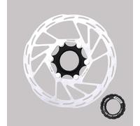 Newgoal Disco de freno con bloqueo central para bicicleta 160MM Rotor de disco de freno de bicicleta con cubierta de bloqueo, adecuado para bicicletas de carretera y de montaña