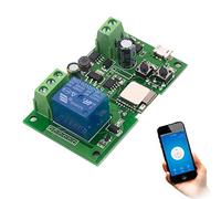 Newgoal WiFi Jog Relay Interruptor momentáneo/autobloqueante Módulo de bricolaje Automatización inteligente del hogar eWeLink APP Control compatible Alexa/Google Assistant/IFTTT (ST-DC1)