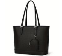NEWHEY Bolso Tote de Mujer de PU, un Bolso de y Billetera de Gran Capacidad con una Pequeña Bolsa Desmontable