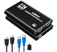Newhope Tarjeta de captura HDMI para transmisión, Full HD 1080P 60FPS captura USB 3.0 tarjeta de captura de audio y video, para cámara de transmisión/Xbox/PS4/PS5/Switch/PC