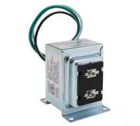 Newhouse Hardware 40TR - Transformador de timbre con cable de 24 voltios y 40 vA para alimentar múltiples timbres inteligentes y termostatos, color dorado