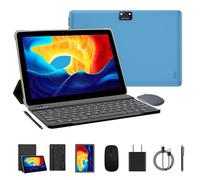 NEWISION - Tablet Android de 10 pulgadas, 2024 más nueva tablet Android 13, 64 GB+7 (3+4 expand) GB/1 TB expandible, batería de 6000 mAh, tablet 2 en 1 con teclado, funda y mouse, WiFi 5G, Tablet PC