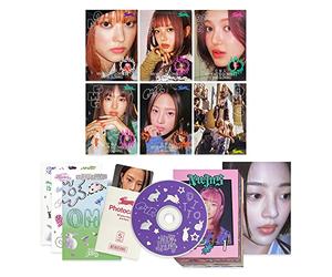 NewJeans - 1st Single [OMG] (Message Card Ver - Random Ver) Out Box + Message Cards + Photobook + Lyrics + CD + Photocards + Sticker + 1 PVC Card