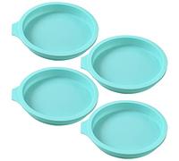 Newk Molde redondo de silicona, 4 paquetes de moldes de 6 pulgadas para pasteles de capas, pasteles de queso, pasteles de arco iris y posavasos de resina