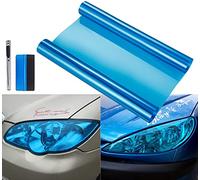 NewL 12 por 48 pulgadas auto adhesivo auto tinte faro trasero luz antiniebla vinilo película de humo cubierta pegatina (azul)