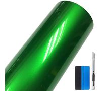 NewL Envoltura de Vinilo Metálico Brillo Caramelo Verde 30 x 150 cm