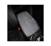 NEWL - Funda acolchada para reposabrazos de coche con diamantes de imitación brillantes, para consola central del vehículo, cojín para interior de coche