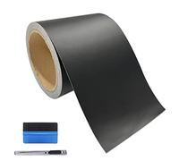 NewL Kit de Herramientas Gratis Kit de Envoltura de Vinilo Mate para molduras de Puerta de Ventana de eliminación de Cromo Opaco (10 cm x 9 Metros)