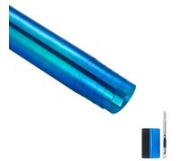 NewL Lámina Adhesiva de Vinilo para Faros Delanteros, Luces traseras, antiniebla, 12 x 48 Pulgadas (Azul camaleón, 30 cm x 120 cm)