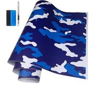 NewL Película Vinílica Autoadhesiva Camuflaje Azul 50 x 150 cm