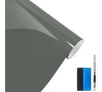 NewL Rollo de Vinilo Ultra Brillante, Canales de liberación de Aire para Coche, Techo, Pilar, Motocicleta, calcomanía (Gris Nardo, 30 cm x 150 cm)