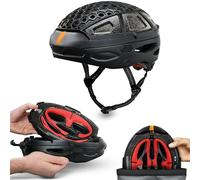 Newlane Casco de Bicicleta Plegable. Casco de Bicicleta Compacto, Certificado de Seguridad, Fabricado en Reino Unido para Adultos. Ideal para viajeros, Ciclistas y Ciclistas eléctricos. Diseño Unisex