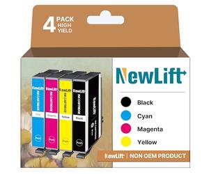 NewLift Cartuchos de Tinta 603XL compatibles con Epson 603 para Expression Home XP-4155 XP-3100 XP-2100 XP-4150 XP-4105 XP-4100 XP-3155 XP-3150 XP-3105 XP-2155 Workforce (Pack de 4 Unidades)
