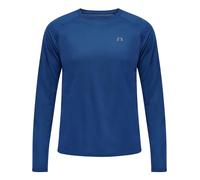 newline Men Core Running T-Shirt L/S Camiseta, Hombre, True Blue, M