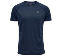 newline Men Core Running T-Shirt S/S Camiseta, Hombre, Black Iris, L