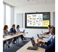 Newline Newline Elara 75 Pro 75" 4K Interactiva Pantalla interactiva profesional de 75 pulgadas con resolución 4K UHD, Android 13 con Google EDLA, tecnología
