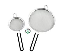 NewlineNY coladores de malla prima de acero inoxidable, 5" & 8" 2 tamaños establecen