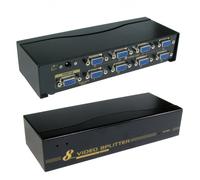 NEWLink SVGA VGA Divisor 1:8 8 Puertos De 1 Equipo A 8 Monitores Negro