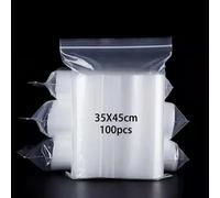 newlng 100pcs Piezas Bolsas de Plástico Transparentes se Pueden Volver a Sellar de 35cm x 45cm Están disponibles Para Libros Camisas Sombreros Bufandas Zapatos (Disponible en varios tamaños)