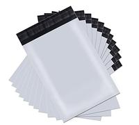 newlng 100Piezas Plástico Bolsas 250x350mm Bolsas Para Envíos Opacas y Autoadhesivas Resistentes al Desgarro Sobres Para Envios Envases Logísticos Textiles Sobres Para Envios de Ropa Blancos
