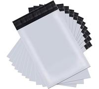 newlng 20Piezas Plástico Bolsas 500x700mm Bolsas Para Envíos Opacas y Autoadhesivas Resistentes al Desgarro Sobres Para Envios Envases Logísticos Textiles Sobres Para Envios de Ropa Blancos