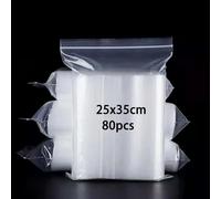 newlng 80pcs Bolsas de Plástico Transparentes Pequeñas 25cmX35cm A4 Con CierreBolsas Pequeñas Plastico Transparentes Resellables Bolsas Hermeticas Pequeñas(Disponible en varios tamaños）