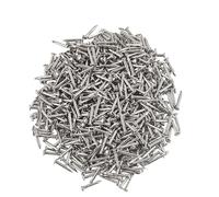 newlng Clavo Pequeño Cabeza Redonda Tornillos Autorroscantes Madera Accesorios de Hardware Hechos a Mano Sujetadores 500PCS 1 X 10mm Plata