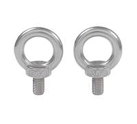 newlng M8X13 Pernos de Ojo de Tornillo 304 Acero Inoxidable Rosca Macho Anillo de Elevación Tornillo de Ojo Tornillos de anilla de tornillo Maquinaria Hombro 5 UNIDS