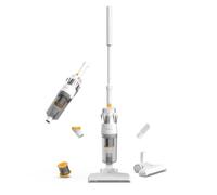 Newlux - Aspirador Escoba con Cable 2en1 V900, 800W, Depósito 2L, 16.5 Kpa, Triple Sist. Filtrado (F.HEPA) y Tecnología Ciclónica, 5m de Acción, Eficiencia Energética a (Blanco)