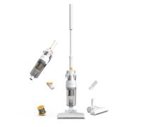 Newlux - Aspirador Escoba con Cable 2en1 V900, 800W, Depósito 2L, 16.5 Kpa, Triple Sist. Filtrado (F.HEPA) y Tecnología Ciclónica, 5m de Acción nergética a (Blanco)