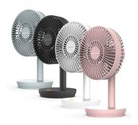 Ventilador de Sobremesa - NEWLUX USB Desk W300 Rosa, 5 W, 4 velocidades, Rosa