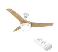 Newlux - Ventilador de Techo con Luz y Mando a Distancia Roof W420 con 3 Aspas (Ø106cm), Funcion Inverter, Programable 4h y 3 Vel. Motor de Cobre 60W y Área de cobertura 35m2 | Incluye Kit de Montaje