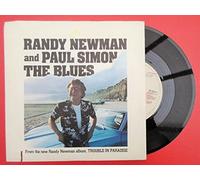 Newman, Randy & Paul Simon Blues 7" Warner Bros 9298 037 EX/EX 1983 picture sleeve, Italian