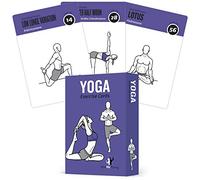 NewMe Fitness Tarjetas de entrenamiento de postura de yoga, mazo de entrenamiento instructivo para mujeres y hombres, guía de fitness para principiantes para ejercicios de entrenamiento en casa o