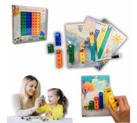 newméro Blocks/Aprendizaje de matemáticas de Primeros años/Cubos de matemáticas / 3-6 años/Manipulativos matemáticas